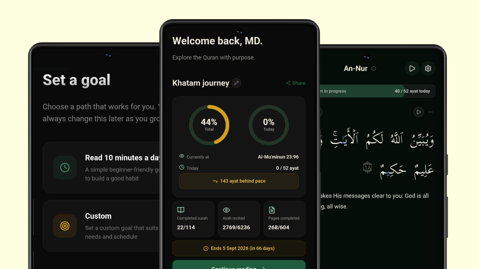 Khatam Quran Tracker