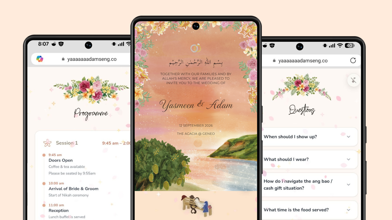 Wedding RSVP Site
